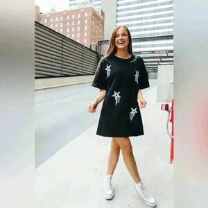 NASH Nashville One Size Star T-Shirt Dress NWT